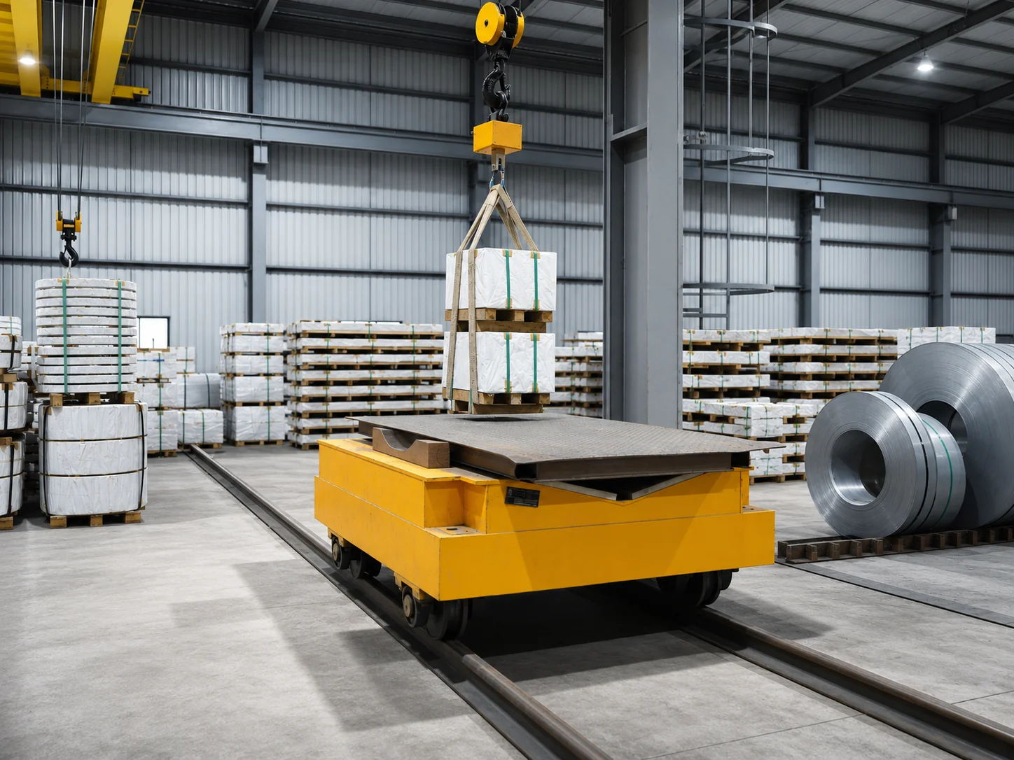 Motorized Material Transfer Cart